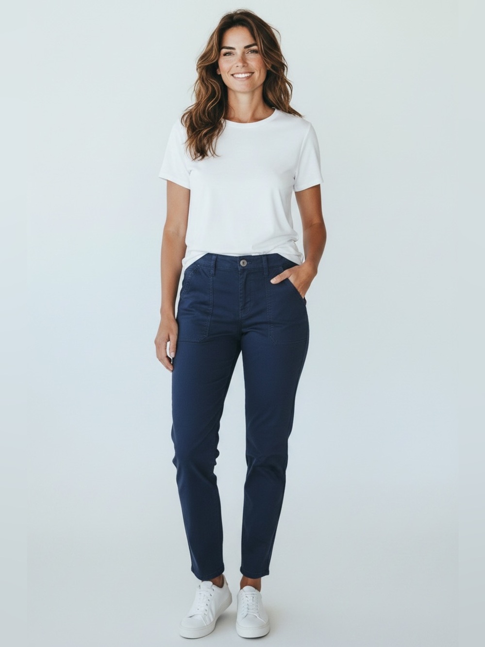 Knox Rose Navy Ankle Skinny Jeans. Women’s Size 5